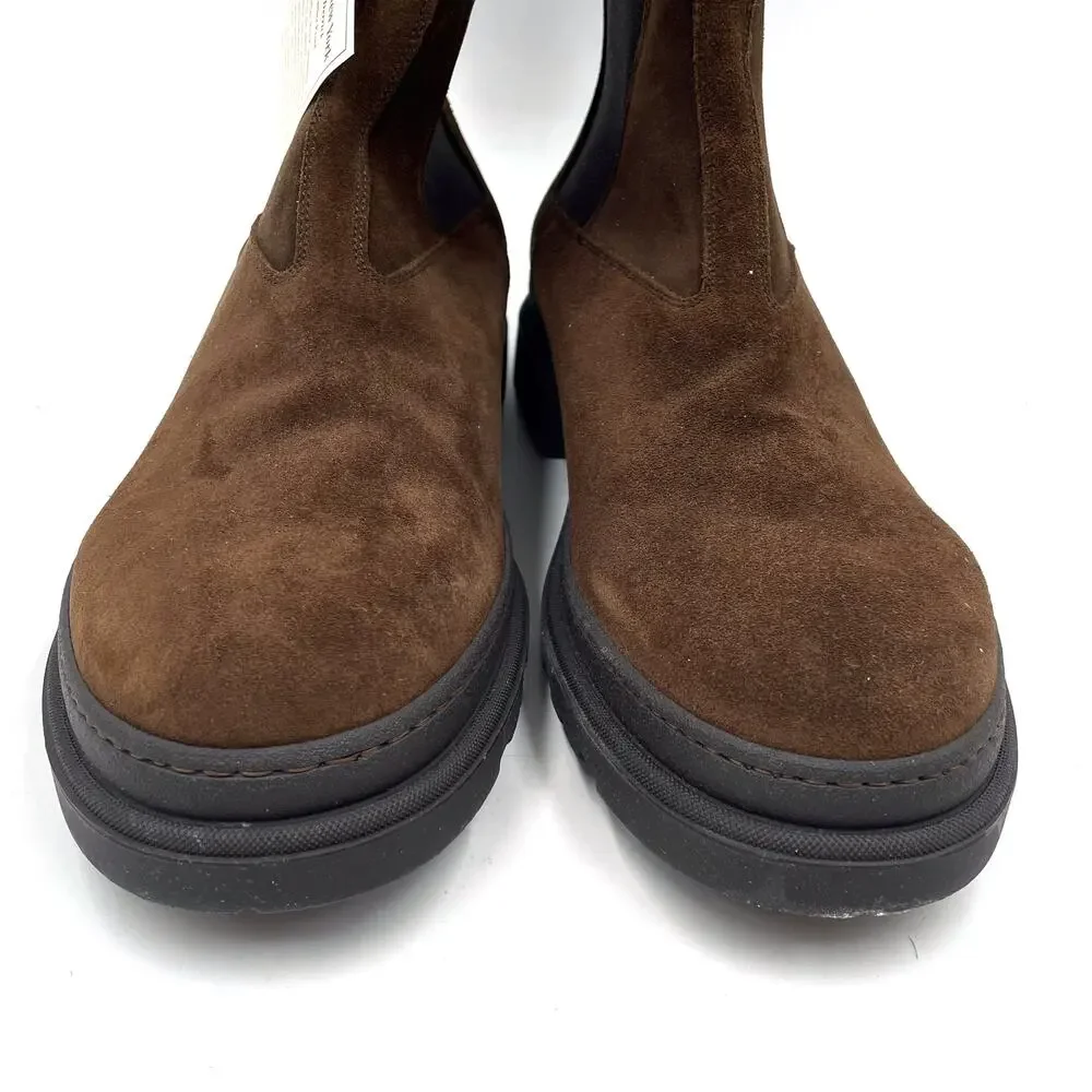 To Boot New‎ York Hemingway Boots Otter Brown Suede Leather Ankle Sz 12 Men's